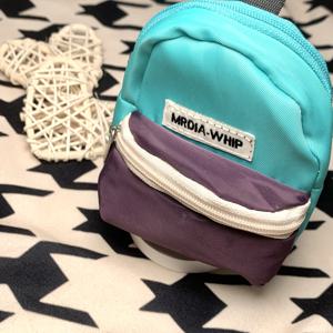 TEMU 트렌디 도파민 여행용 컬러풀 소프트 미니 백팩 코인 파우치 스트랩 포함, 새로운 다용도 백팩 참