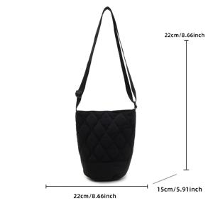 TEMU 안티-도난 대용량 그리드 버킷 크로스바디 백 - 조절 가능한 어깨끈, 핸드헬드 백팩, 야외 여행 및 출퇴근용, 내구성 있는 옥스포드 원단, 그린색, 안전한 지퍼 잠금 장치