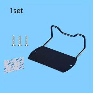 TEMU 1세트 검정색 미끄럼 방지 매트리스 브래킷 - 내구성이 뛰어난 폴리프로필렌, 침대 스커트 및 소파 쿠션 고정용, 튼튼하고 두꺼운 디자인, 나무 침대, 가죽 침대 및 다다미 매트에 적합, 드릴 불필요