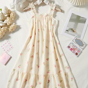 TEMU 프린트 탄성 점프수트 섹시 캐미 홈 드레스 홈웨어