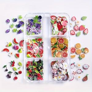 TEMU 에폭시 수지 공예용 240개 과일 모양 목재 펄프 슬라이스 - 딸기, 오렌지, 수박, 체리, DIY 몰드 필러, 여름 장식용 종이 액세서리, 보석 제작, 휴대폰 케이스 장식, 키체인 장식, 예술적 수제 재료, 정교한 패턴 디테일, 수제 선물, 귀여운 디자인, 창의적인 장식, 수지 액체 몰드 필러