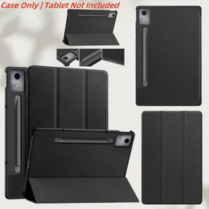 TEMU For Lenovo Xiaoxin 태블릿 프로 12.7용 케이스, Motorola Moto Pad60Pro 12.7 태블릿 보호 커버와 호환되는 세 가지 접이식 충격 흡수 자기 브래킷, 자동 깨어남 수면 태블릿 쉘, 검정색, 짙은 파란색, 짙은 녹색