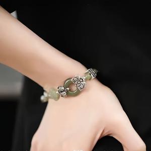 TEMU 로터스 클라스프 동물 얼굴 버드 팔찌 Z149용 더블 피쉬 클라스프