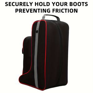 TEMU 승마 보관 가방 - 지퍼형 칸막이가 있는 튼튼한 정리 토트백 (라이딩 부츠, 모자, 장갑 보관용), 승마, 승마 장갑, 라이딩 부츠, 채찍용 - 튼튼한 헬스장 & 마구간 가방, 여행용 - 블랙, 승마 용품