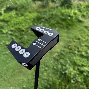 TEMU 1개 제인 카를로 골프 퍼터 로우 센터 중력 10 웨이트 말렛 퍼터, 간편한 정렬 34/35인치, 블랙/오렌지/블루