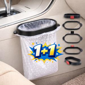 TEMU 1+1 붙이는 차량용 휴지통 간편 부착식 비닐교체