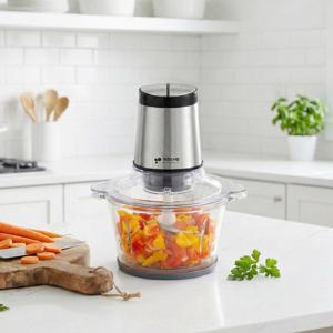 TEMU 전동 다지기 전기 다지기 2L 유리용기 야채 고기 간단 자동 다지기 전기 쵸퍼