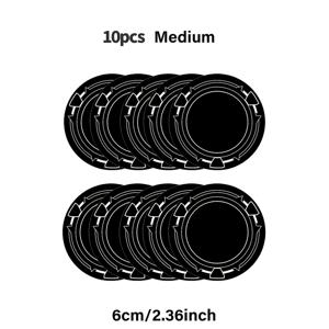 TEMU 10개 세트 무선 충전용 효율적 방열 금속 플레이트 링, 자석 차량용 iPad 홀더 라디에이터 철판 스티커