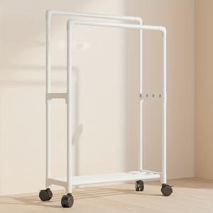 TEMU 2026년형 휴대용 옷장 수납 랙은 잠금식 캐스터와 강화된 메시 선반을 특징으로 하며, 간편한 조립 도구가 함께 제공됩니다. 가정 침실, 거실 코너 또는 임시 게스트 룸에서 사용하기에 적합합니다. 1000가구가 선택했습니다.