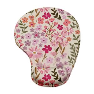 TEMU 데스크탑 매트, 인체공학적 손목 받침 마우스 패드 실리콘 소재 북유럽 스타일 귀엽고 산뜻한 마우스 패드 디자인: 꽃, 풀, 녹색 잎사귀 사무용품 및 데스크탑 장식, 사계절 선물로 적합