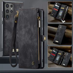 TEMU 휴대폰 케이스 - Note10, Note20, S20, S21, S22, S23, S24 Plus/Ultra/Fe용 고품질 인조 가죽 지갑 케이스. 지갑 스타일 휴대폰 홀더, 손목 스트랩 및 카드 슬롯이 특징입니다. 세련된 외관을 제공합니다.