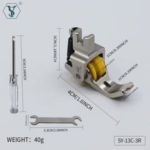 TEMU SY-13C 홈 롤러 프레서 풋 세트, 다양한 규격 제공, 산업용 록스티치 재봉틀용