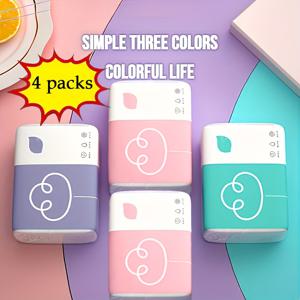 TEMU 4개 대형 팩, 고품질 4중 페이퍼 타월, 욕실 및 거실용 티슈로 적합, 내구성이 뛰어나고 흡수력이 좋으며 가정, 기숙사, 사무실 및 야외 활동에 이상적