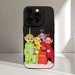 TEMU 폰 케이스: 카툰 그룹 사진 패턴 UV 프린팅 매트 폰 엔젤 아이즈 소프트 폰 케이스 커버 360도 풀 보호 아이폰 16 11 12 13 14 15 프로 맥스 XR X/XS 7 8 플러스 SE 스마트폰용