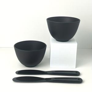 TEMU 선물용 검정 실리콘 마스크 볼 4개 세트