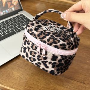 TEMU 1개 미니 메이크업 파우치 - 여성 & 선생님용 귀여운 프린트 여행용 핸드백, 컴팩트 한국 스타일 파우치, 파티, 일상용 (여성용)