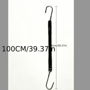 TEMU 자동차 및 묶는용 두꺼운 검정색 탄성 스트랩