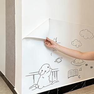 TEMU 정전기 부착식 화이트보드 벽 스티커 - 접착식, 가정용 탈부착, 벽면에 안전, 지울 수 있는 필기판, 소형 가족용 칠판, 가정, 사무실, 교육용 화이트보드 벽 데칼에 적합