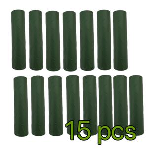 TEMU 내구성 있는 플라스틱 정원 식물 지지대 커넥터 15개 - 직경 11.16mm 녹색 질감 그립 덩굴식물 클립, 덩굴식물, 토마토, 완두콩용 - 온실 및 가정 정원용, 식물 지지 클립, 실내 원예, 채소 재배용
