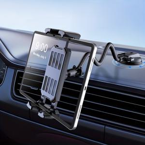 TEMU 차량용 태블릿 휴대폰 거치대 트럭 홀더 긴 팔 확장 강력 흡착 컵 마운트 4.7-14인치 태블릿 및 휴대폰 홀더용