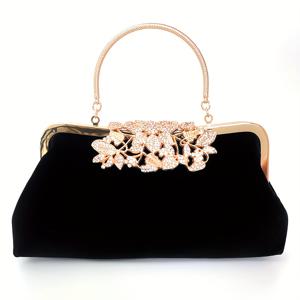TEMU 고급 이브닝 드레스 클러치 벨벳 빵 가방 소셜라이트 성격 여성 가방 청상아람 연회 가방 핸드백 토트백 크로스바디 가방