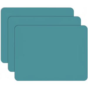 TEMU 모란디 그린 실리콘 매트 3pcs, 40x30cm, 주얼리 캐스팅용, 에폭시 레진 보호, 테이블탑 카운터톱 프로텍터, 클레이 몰드, DIY 아트 용품