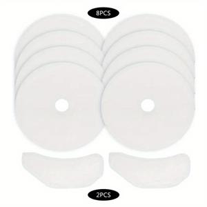 TEMU 10개 세트 휴대용 건조기 필터 린트 건조기 액세서리 필터 건조기 벤트 필터 + 8개 라운드 섬유 패드 + 2개 전면 공기 흡입 필터 패드