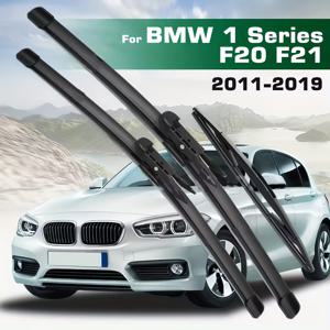 TEMU BMW 1 시리즈 F20 F21 114i 116i 118i 120i 125i M135i M140i 116d 118d 125d 2011 - 2019용 전면 및 후면 와이퍼 블레이드 세트