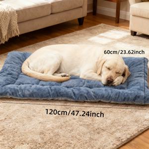 TEMU 확장 및 확장된 대형 강아지 매트리스. 개장 쿠션. 개장 쿠션. 개 침대. 켄넬. 개 침대. 애완동물 침대. 애완동물 둥지. 편안하고 부드러운 벨벳 원단. 벨벳 추가된 두꺼운 충전재. 중형 및 대형견에 적합. 애완동물 선물