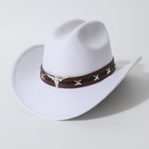 TEMU 미국 빈티지 웨스턴 스타일 와이드 브림 모자 | 3D 소머리 텍스처 밴드, 조절 가능한 빅 헤드 둘레, 얼굴 및 하이 스컬 탑 디자인, 시티워크, 캠핑, 출퇴근, 다용도 데일리 웨어, 경량,