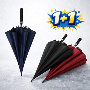 TEMU 1+1 150CM 초대형 장우산 골프우산 방풍우산 양우산 양산 신제품 우산 기획전