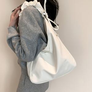 TEMU 대용량 여성용 패브릭 토트백, 간편하고 스타일리시하며 가볍습니다. 이 제품은 누구에게나 적합한 오픈형 가방입니다.