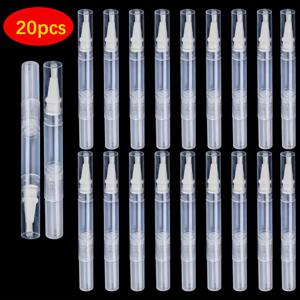 TEMU 10개/20개 3ml 빈 네일 오일 펜 브러쉬 투명 큐티클 오일 펜 화장품 용기 립글로스 튜브