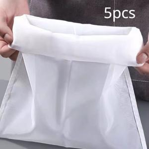 TEMU 식품 필터, 미세 메시 나일론 커피 필터 백, 야채 과일 콩 우유 필터, 차 필터 백, 주방 베이킹 도구, 화장품 보관 백으로도 사용 가능