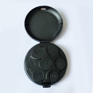 TEMU 여행용 동전 보관함, 동전 저금통, 동전 디스펜서, 휴대용 동전 수집함