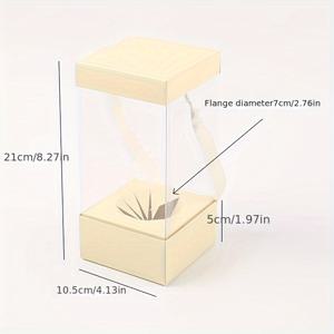 TEMU 그녀/남자를 위한 선물 5개, 실용적인 작은 선물 부케 선물 상자, 휴대용 꽃 상자, 어버이날 꽃 포장 상자, 교사 졸업 선물 핸드백 투명 상자, 발렌타인데이, 어버이날, 기념일 선물로 적합