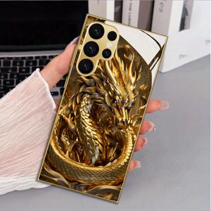 TEMU 폰케이스: 크리에이티브 3D 드래곤 패턴 고급 럭셔리 풀바디 웨어 폰케이스 - 갤럭시 S25/S25 PLUS/S25 Ultra/S24/S24 Plus/S24 Ultra/S23/S23 Ultra/S23+/S22/S22 Ultra/S22+/S21/S21 Ultra/S21+/S20/S20 Ultra/S20+용