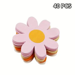 TEMU 데이지 페이퍼 냅킨 40장, 파티용 데이지 플로럴 일회용 냅킨, 빈티지 꽃무늬, 디저트 애프터눈 티 냅킨, 생일, 웨딩 파티 용품, 할로윈, 크리스마스 이벤트 & 파티 용품, 크리스마스, 새해, , 파티 이벤트용