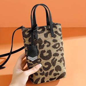 TEMU 온디 여성용 빈티지 미니 크로스백 동물 프린트 (캔디 컬러) - 탈착식 스트랩 & IC 잠금장치, 휴대폰용 가벼운 핸드백, 데일리 & 캐주얼 & 프로페셔널 - 레트로 미니어처 숄더백