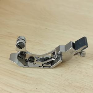 TEMU EX 700 747 사곽실 잠금스티치 오버록 재봉틀용 오버록기 고무줄 및 신축성 끈 押ợt 발(1개), 오버록기용 신축성 끈 押ợt 발, 고무줄 조정기 도구, 좌우 신축성 끈 위치 조절, 신축성 끈 장력 조절, 풀스틸 구조, 1/8