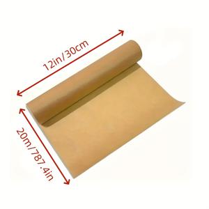 TEMU 미 bleached 논스틱 베이킹 페이퍼 1롤, 내열 및 내수성, 그릴, 베이킹, 찜 등에 적합, 아버지의 날, 하누카, 추수감사절, 크리스마스 및 할로윈 축하 행사에 이상적