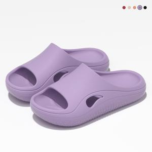 TEMU 새로운 여름 여성 샌들, 부드럽고 두꺼운 밑창, 가정용 냄새 방지, 욕실 및 샤워에 적합, 미끄럼 방지, 높이, 내구성, 통기성, 조용함, 여성 신발