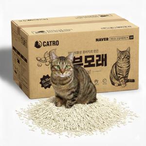TEMU 캐트로 두부모래 고양이모래 대용량 6팩 16.8kg