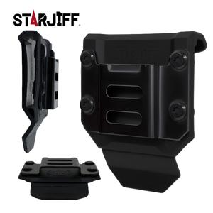 TEMU STARJIFF 튼튼한 드릴 벨트 클립 및 테이프 줄자 홀스터, 내후성 및 휴대 용이 디자인, 건설 작업자 및 애호가에게 적합. 전기 기술자 및 목수용 공구 홀더