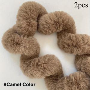 TEMU 2개 1M*40mm 암호화 토끼털 꼬기 스틱 플러시 꼬임 철사 리본 DIY 푹신한 모루 인형 선물 공예 재료