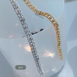 TEMU 네일 아트 보석 2개, 고품질 워터 체인, 4mm 폭 워터 체인 장식, 매우 반짝이는 워터 체인 액세서리 장식, 네일 아트 추가, 수제 용품, 네일 아트 장식품, 펜던트, 네일 용품