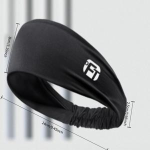 TEMU 1개 쿨링 스포츠 헤드밴드 - 얼음 같은 통기성 땀 흡수 헤드밴드, 쿨링 젤 효과, 미끄럼 방지, 러닝, 헬스, 요가, 야외 활동용 - 즉각적인 쿨링 (파우더/스프레이 불필요)