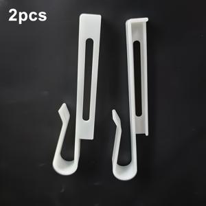 TEMU 유니버설 차량용 햇빛 가리개 휴대폰 태블릿 거치대 (충전 포트 포함), L자형 조절식 차량 클립 홀더, 고강도 흰색 ABS 태블릿 스탠드, 핸즈프리 차량용 크래들 (아이폰, 아이패드, 삼성 호환)