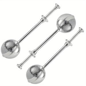 TEMU KING SEA 304 스테인리스 스틸 수동 설탕 쉐이커 2/3개 세트 - 베이킹 및 차 스트레이너 겸용, 정밀 가루 조절을 위한 인체공학적 손잡이 - 할로윈, 크리스마스, 추수감사절 필수품, 축제 주방 도구 | 세련된 주방 용품 | 내구성 있는 주방 도구, 분말 설탕 쉐이커