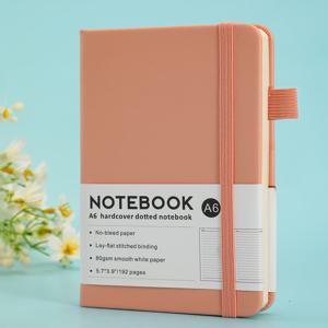 TEMU 포켓 사이즈 다이어리 노트 (3.7인치 X 5.7인치, 약 9.4cm X 14.5cm), 펜 홀더가 있는 미니 하드커버 노트, A6 줄자 다이어리 (100페이지)